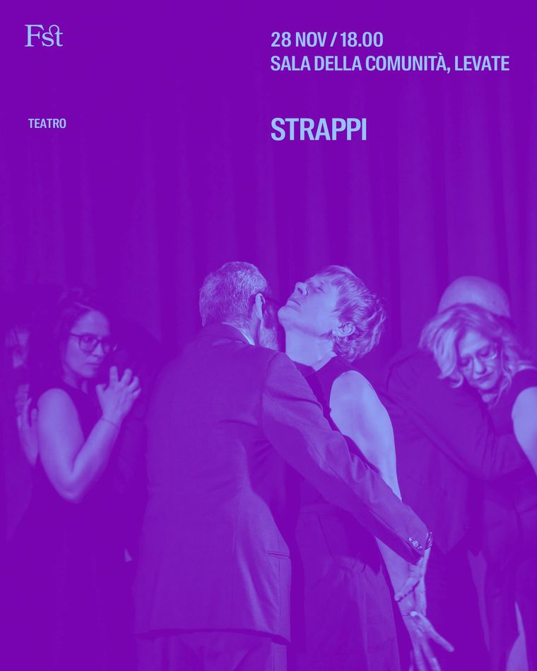 Strappi, teatro: 28 novembre alla Sala della Comunità di Levate